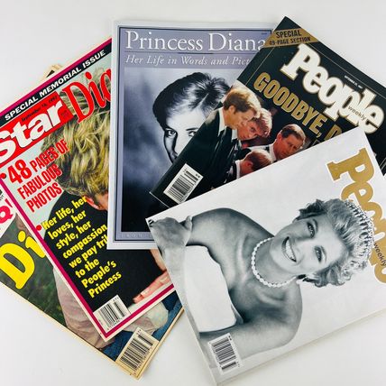 Princess Diana Magazine Collection Lot (People Star Enquirer)