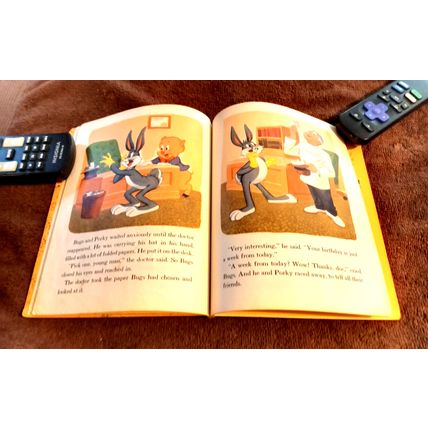 Old Vintage Little Golden Book Bugs Bunny Birthday (C) Edition 1950