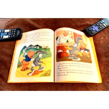 Old Vintage Little Golden Book Bugs Bunny Birthday (C) Edition 1950