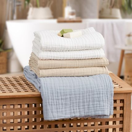 Love'S Cabin 6 Layer 100% Cotton Muslin Blanket, 108"X90" Muslin King Size Blank
