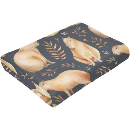 Capybaras Throw Blanket Soft Cozy Plush Warm Fleece Blanket for Sofa Couch Bed 8