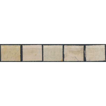 Numeral Definitive - Netherlands 1899/1913 - FH - MiNr 49/52 & 75 (A)