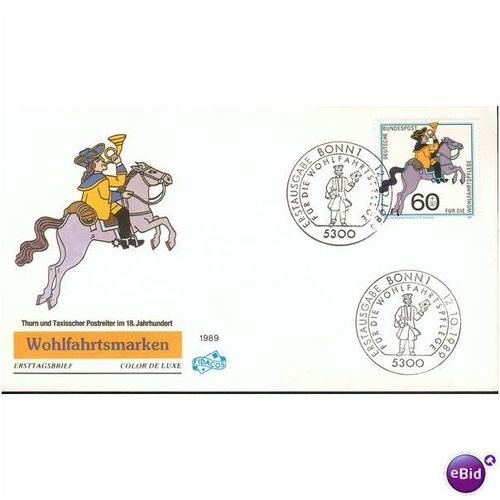 Germany FDC 1989 - SG 2289-2291 - Wohlfahrtsmarken x 3 set
