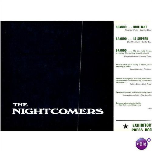 THE NIGHTCOMERS Marlon Brando, Stephanie Beacham 1972 Press Book