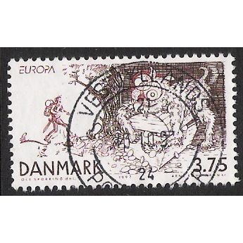 Mi 1162: 3 Kr. 75 grey-lilac and violet-brown Europa: 'The Tinder Box.'