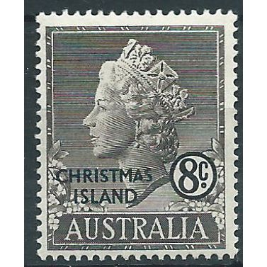 Christmas Island 1958 SG5 8c Black Mounted Mint .. ..