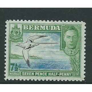 bermuda stamps hm sg114bc sg114bc yellow green hm