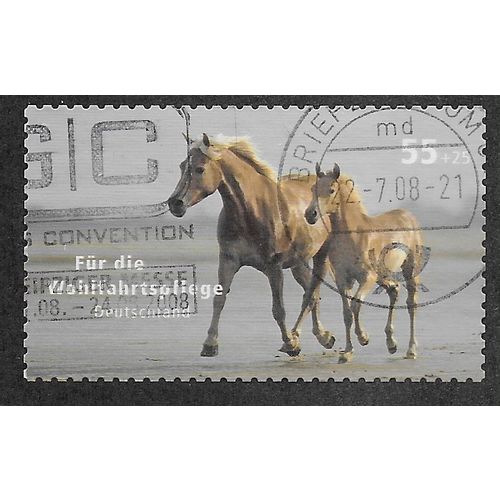 GER 2007 €0.55 +25(S/A) ' PETS -HORSES' FINE USED (EBID53-699)