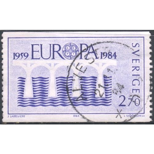 Sweden 1984 - SG91184 - 2k.70 blue - Europa - Bridge - used