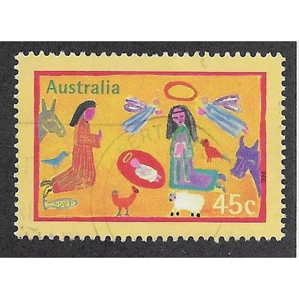 AUS 1998 45c 'CHRISTMAS' FINE USED (EBID68-326)