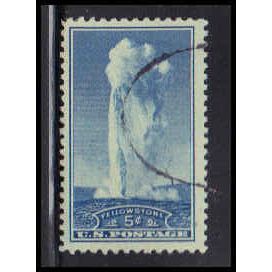 Used 744 5c Yellowstone National Park Fine RA2293