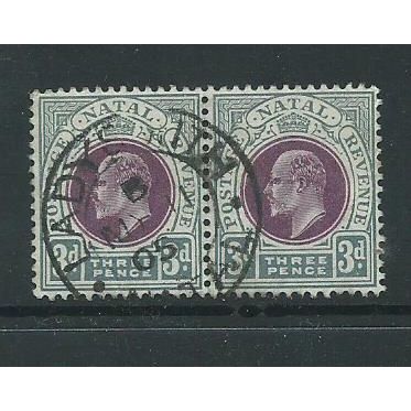 natal stamps edward sg132 sg 132 pair used