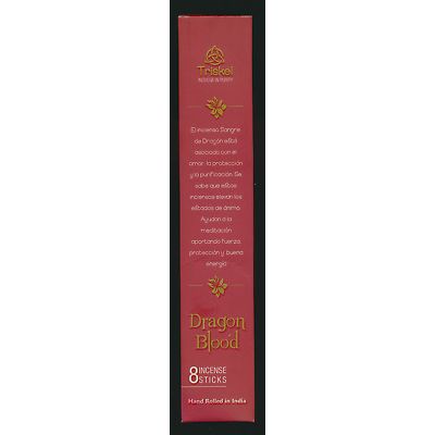 Dragon's Blood, Triskel Resin Incense Sticks, 8 Sticks, "Indulge In Purity"