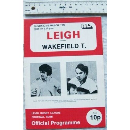 1977 programme Leigh v. Wakefield