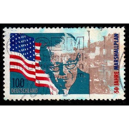 Germany 1997 Marshall Plan 100Pfg Used Stamp