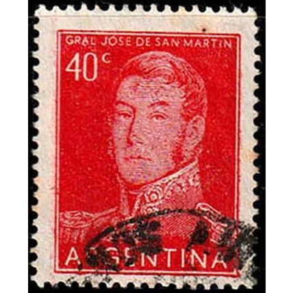 Argentina 1954 General Jose De San Martin 40c Used Stamp