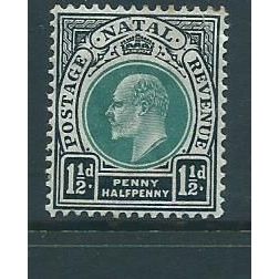 natal stamps edward sg129 hm sg 129 crown ca hm