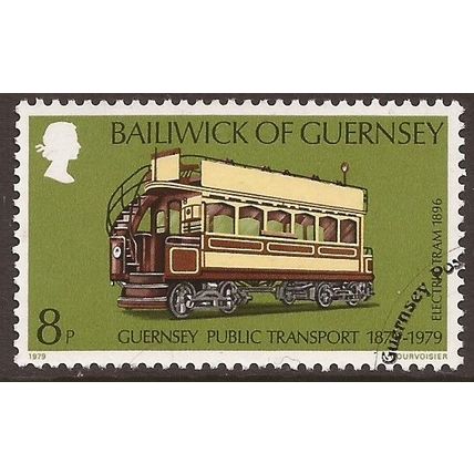 1979 Guernsey, History of Public Transport, Fine Used Stamp, SG 204. #2180