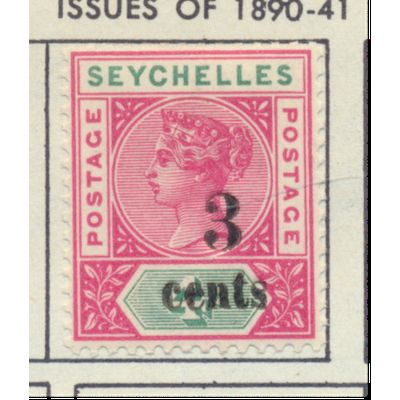 Seychelles Stamp Scott #22, Mint Hinged