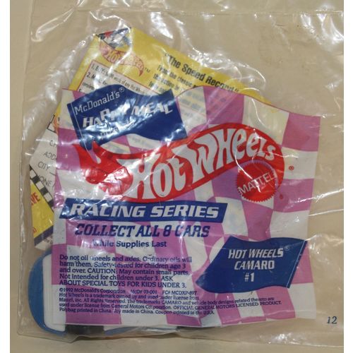 1993 McDonalds Hot Wheels Camaro Mint in Package