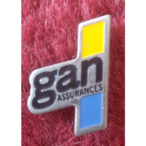 Pin Badge, Metal & Enamel: GAN Assurances