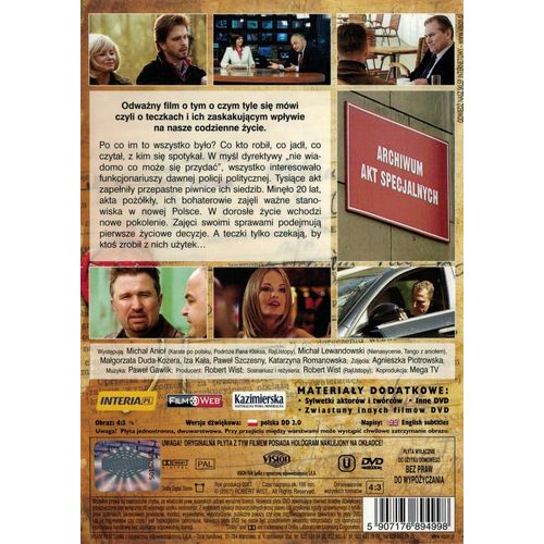 Teczki (DVD) 2007 Michal Aniol, Michal Lewandowski POLSKI POLISH
