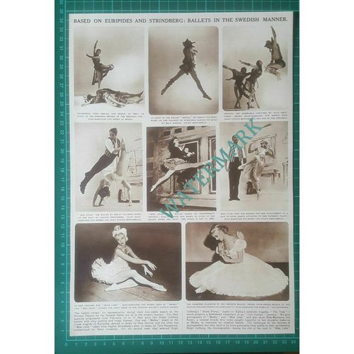 X671) Swedish Ballet Elsa Marianne Von Rosen Julius Mengarelli - 1951 Clip