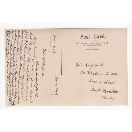 Dorset Road Merton Park Postcard RP Surrey