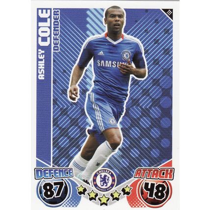 Match Attax 2010/2011 111 Ashley Cole Chelsea
