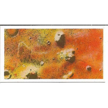 Unexplained Mysteries of the World 1987 Brooke Bond Tea Card 17 - Martian Face