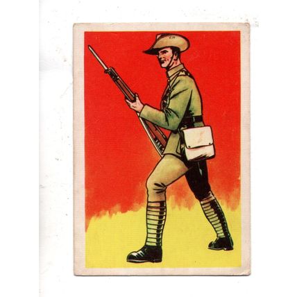 CHIX CARD SOLDIERS OF THE WORLD 1960 No.18 CITY OF LONDON IMPERIAL VOLUNTEERS