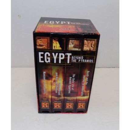 Egypt Beyond the Pyramids 4 VHS Tapes Box Set The History Channel 2001