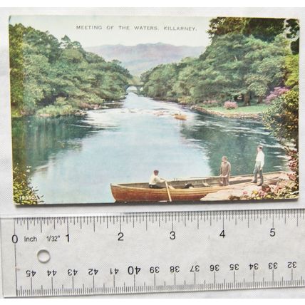 vintage postcard Meetings of The Waters, Killarney