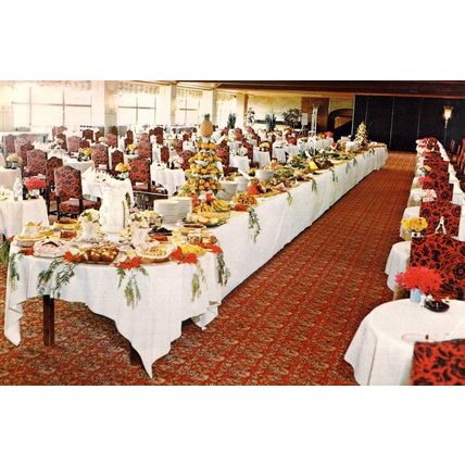Funchal Savoy Hotel Restaurant Portugal Postcard