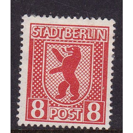 GERMANY 1945 RUSSIAN OCCUPATION STADT BERLIN 8pf MINT SGRA3