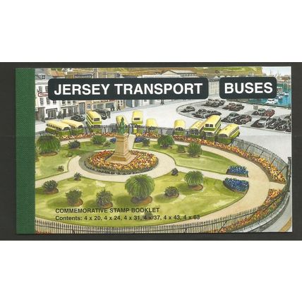 Jersey 1998 75th Anniversary Of Jersey Motor Transport Buses Booklet SG SB 56