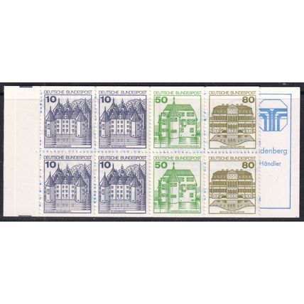 Germany 1980 SG SB73 Variant UMM Booklet (B-046 02)