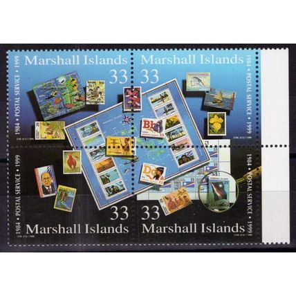 ZAYIX Marshall Islands 707 MNH Postal Service Stamps on Stamps 100323S155M