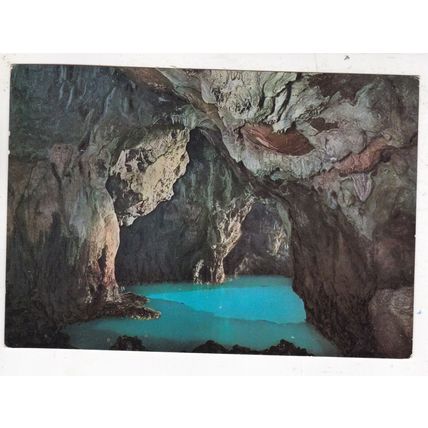 Palinuro Grotto Azzura Italy Postcard posted VGC