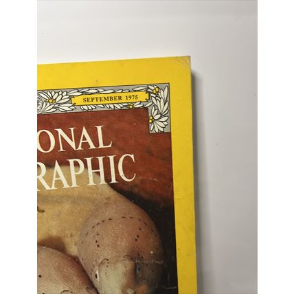 National Geographic Magazine September 1975 Red Sea Reefs - Vintage Collectable