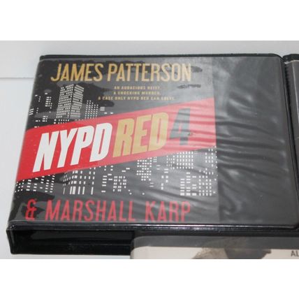 3 Audiobook Lot Double Cross Justice NYPD Red 4 Crime Thriller James Patterson