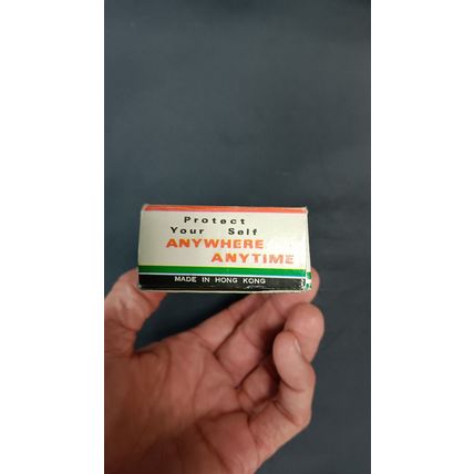 New Vintage 1950's 1960's Handheld Personal Alarm With Light Women Protector
