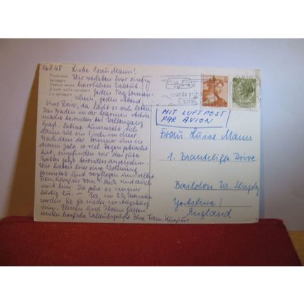 multiview, BIBIONE, VENICE, ITALY used postcard 1968 postmark =