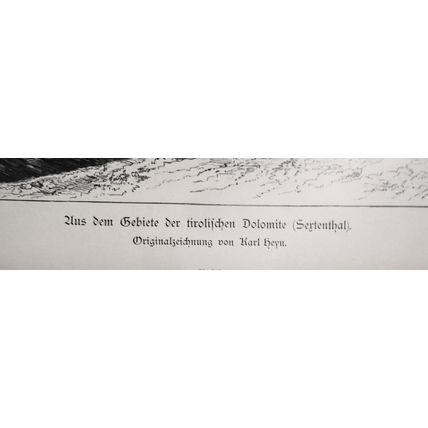 Aus dem Gebiete der Tirolischen Dolomite (Sertenthal), von Karl Heyn .. 1886