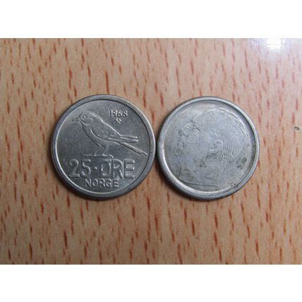 Norway 1968 25 Ore Coin