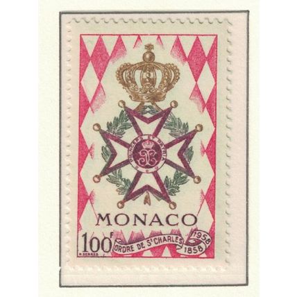 Monaco National Order of St Charles 1958 MNH SG#596