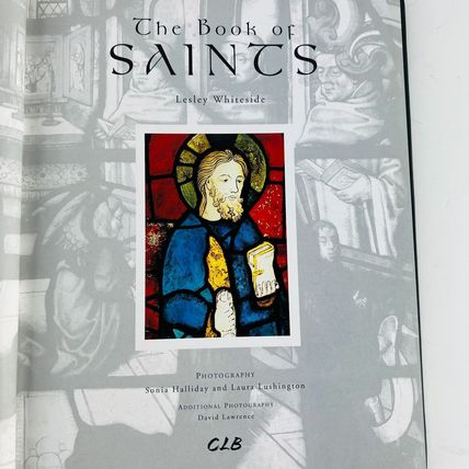 The Book Of Saints by Lesley Whiteside Hardcover Book