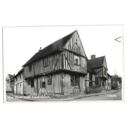 The West Hall, Lavenham, Suffolk, RP Postcard.