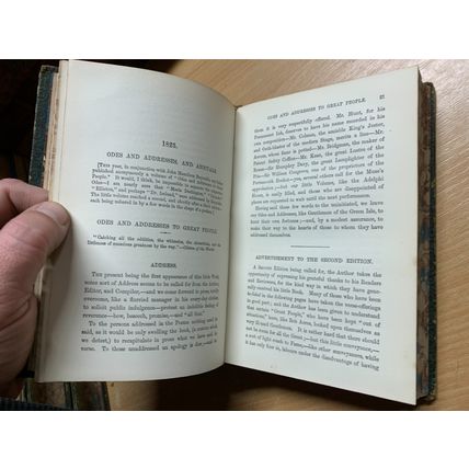 RARE* 1871 "THE WORKS OF THOMAS HOOD" VOLUME 5 ANTIQUE BOOK (P4)