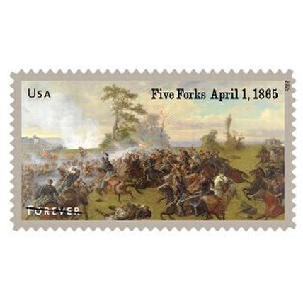 The Civil War: 1865 Souvenir Sheet of 12 Current Rate Stamps Scott 4981a